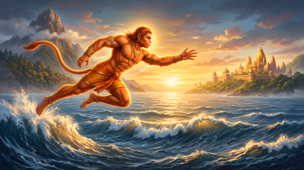 The Search for Sita: How Hanuman Crossed the Ocean and Found Her in Lanka